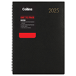 2025 Collins Boston A41 Day To Page Diary Black, 210mm x 297mm